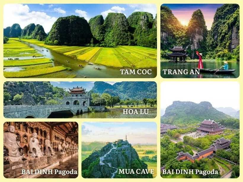 From Hanoi: Ninh Binh Boat Ride, Mua Cave Hike, Temple Visit - Tam Coc as the alternative boat route