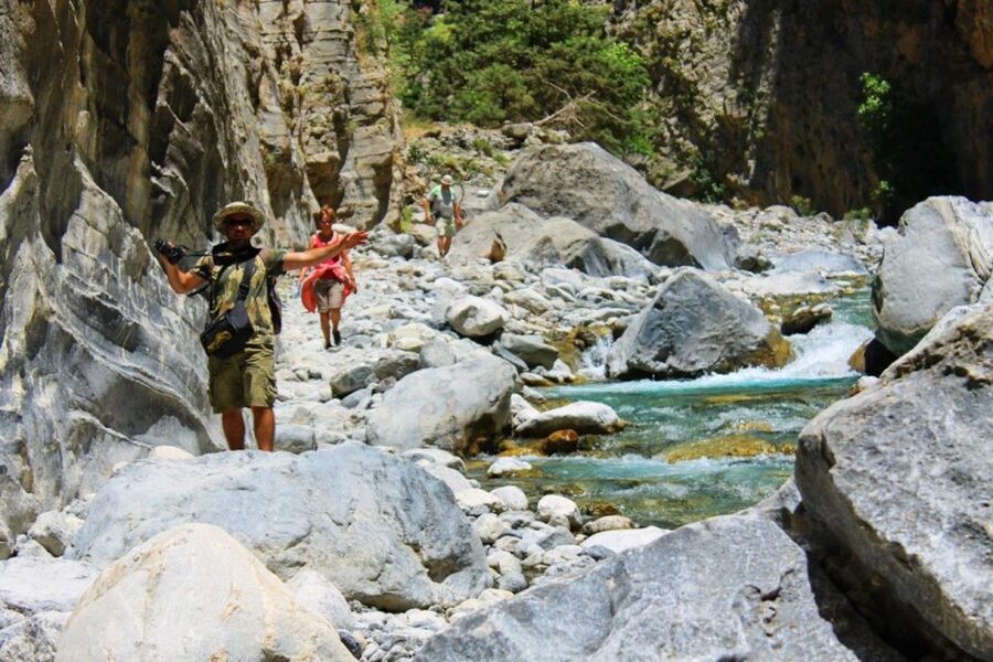 From Heraklion: Samaria Gorge & Agia Roumeli Hiking Day Trip - Omalos and the start above the gorge