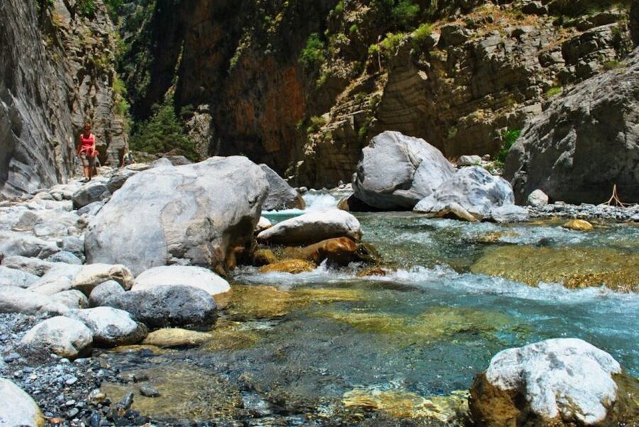 From Heraklion: Samaria Gorge & Agia Roumeli Hiking Day Trip - The ferry from Agia Roumeli to Sfakia