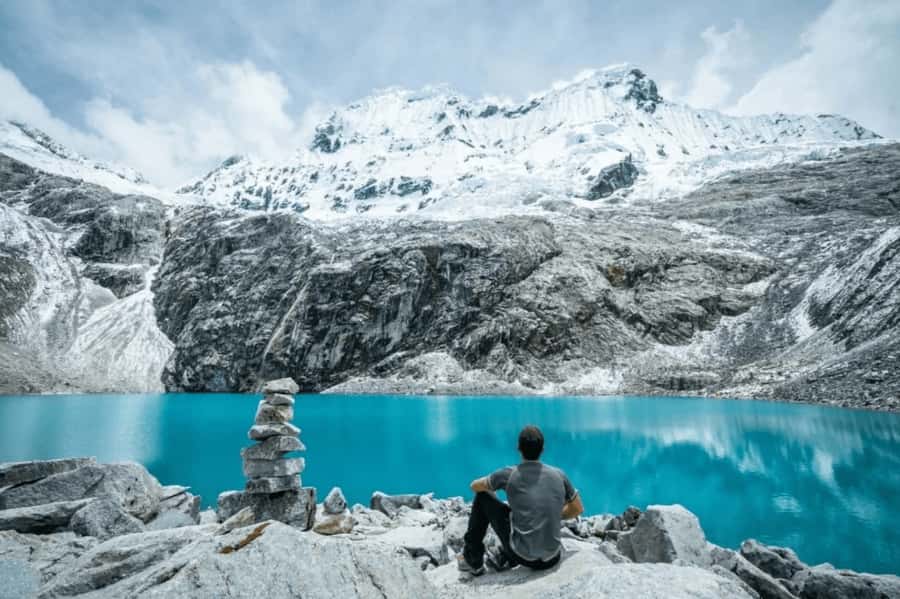 From Huaraz: Hike to the Lagoon 69 - Starting at Cebollapampa, already above 12,000 feet