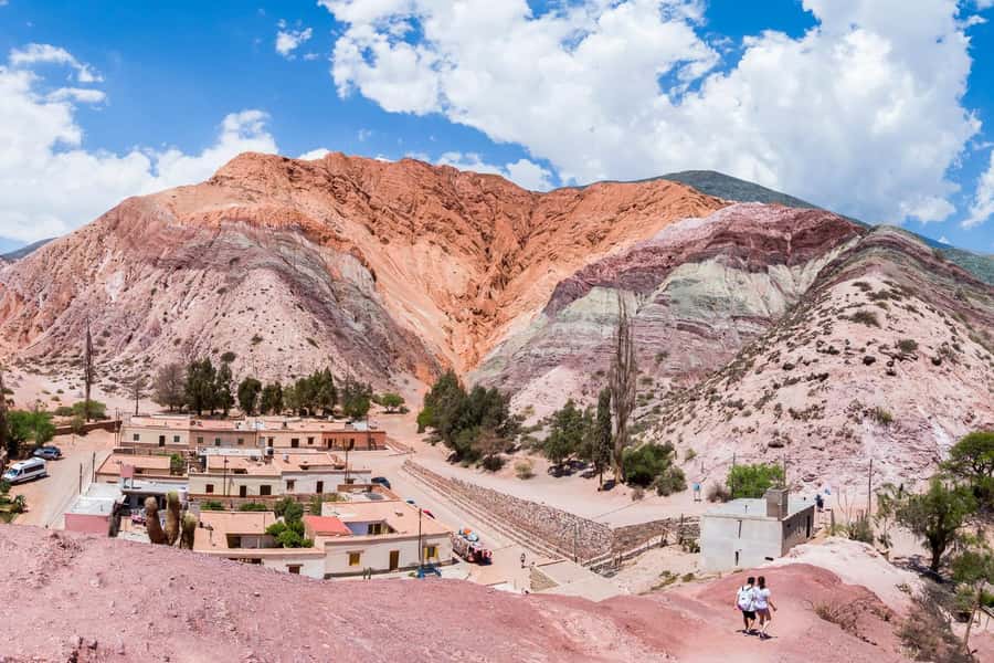 From Jujuy: Salinas Grandes, Purmamarca & Los Colorados Hike - Salinas Grandes and the Blue Volcanoes