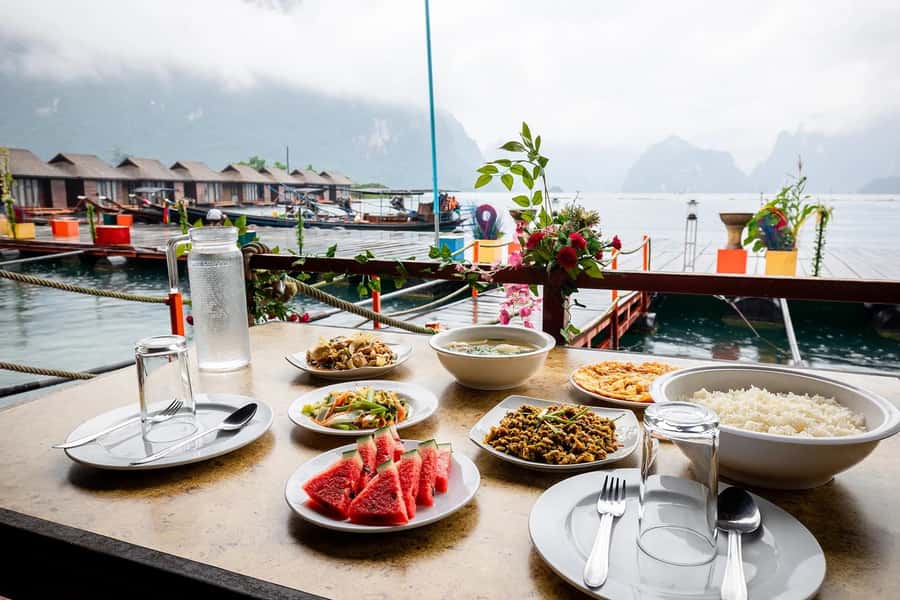 From Krabi: Cheow Lan Lake Cruise and Khao Sok Jungle Hike - Swimming and kayaking, with limited spare time