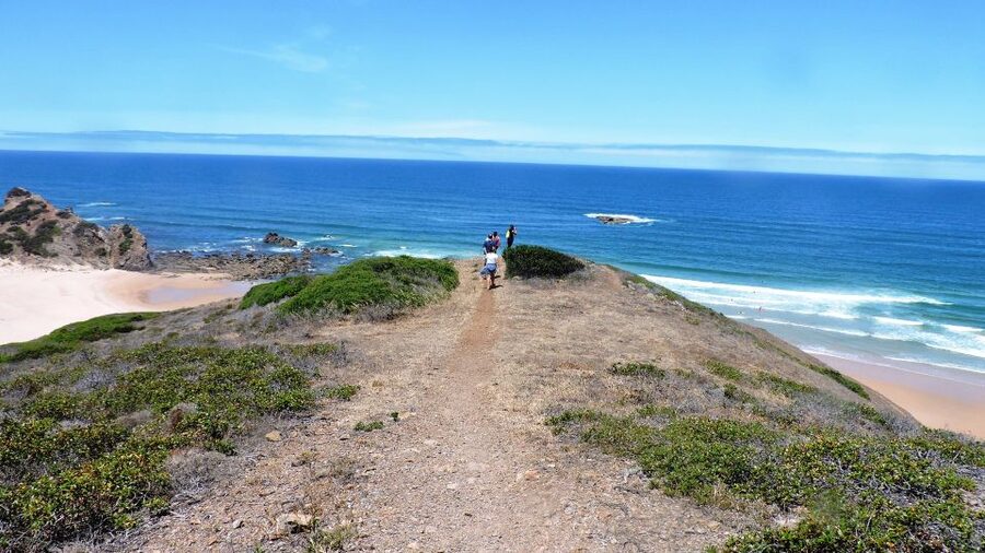 From Lagos: Private Guided Hike along the Vicentina Coast - The break at Murração Beach