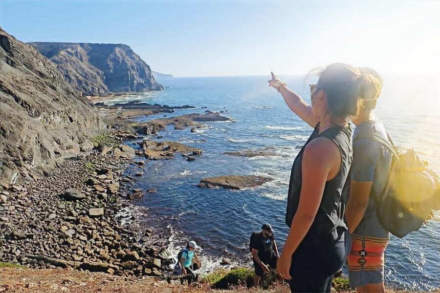 From Lagos: West Coast Hiking Adventure & Sunset Tapas - Quiet beaches and the optional Atlantic swim
