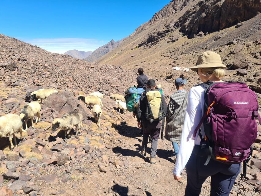 From Marrakech: Atlas Mountains 4-Day Hike with Hotels - Day three: the red Azzaden Valley