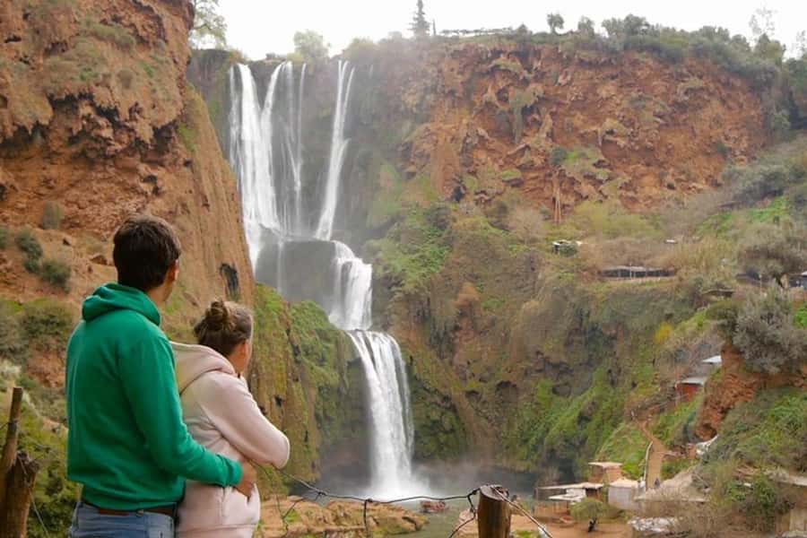 From Marrakech: Ouzoud Waterfalls Guided Hike and Boat Tour - Lunch beside the waterfalls