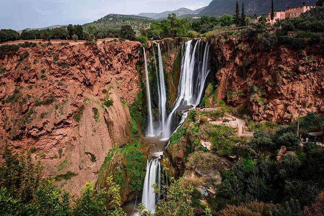 From Marrakech: Ouzoud Waterfalls Guided Hike and Boat Trip - Arriving Above the 110-Meter Cascades