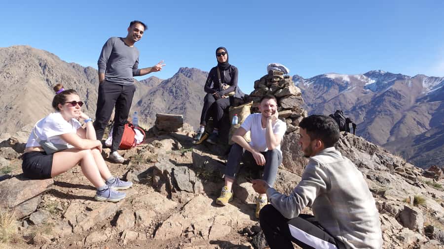 From Marrakesh: Atlas Mountains Talamrout Summit Day Hike - The final climb to Adrar Talamrout