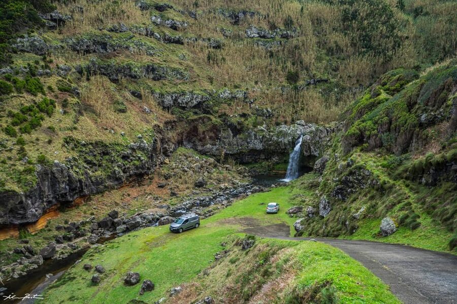 From Ponta Delgada: Hiking Moinho do Félix - Waterfalls, ruins, and the old work of water