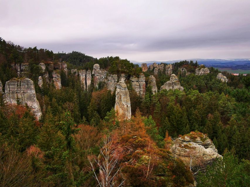 From Prague: Full-Day Bohemian Paradise Guided Hiking Trip - Valdštejn Castle adds medieval atmosphere