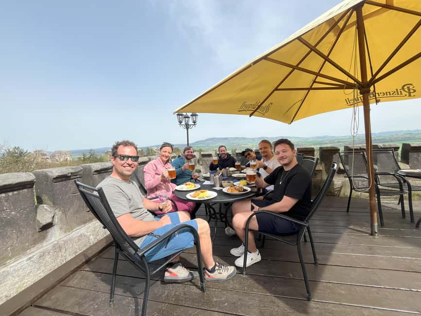 From Prague: Hike, Castle and Brewery in Bohemian Paradise - The castle lunch is the day’s most atmospheric meal
