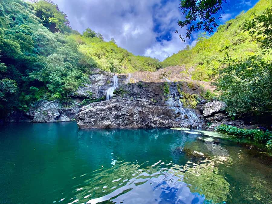 From Quatre Cocos: Tamarind Falls Hiking Day Trip - Waterfalls, pools, and a natural massage