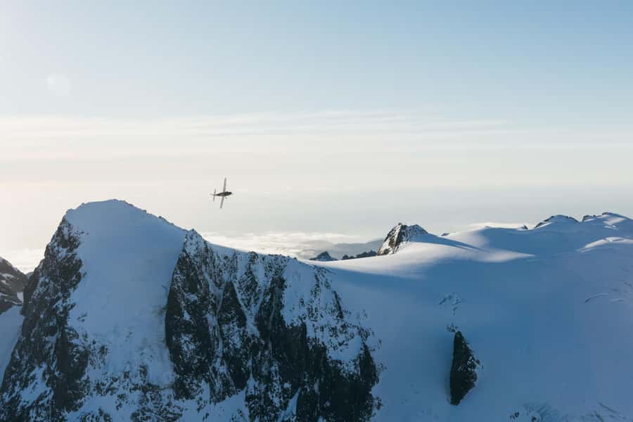 From Queenstown: Franz Josef Glacier Hike & Scenic Flight - The helicopter flight to the ice