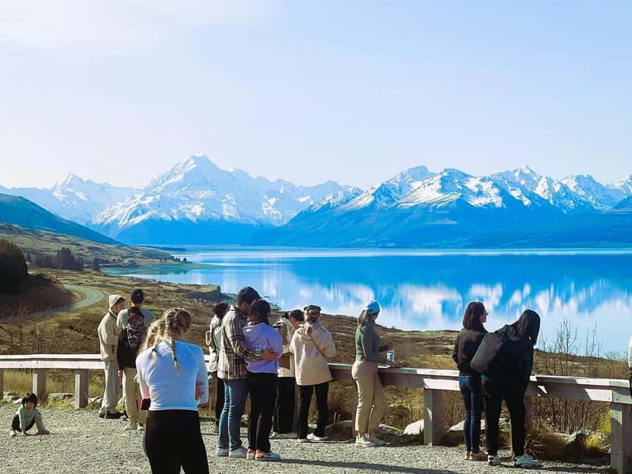 From Queenstown: Mount Cook Heli-Hike and Bus Tour Combo - The Queenstown pickup and the long road north