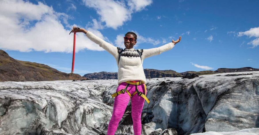 From Reykjavik: South Coast and Glacier Hiking Tour - The two-hour ride beneath Eyjafjallajökull