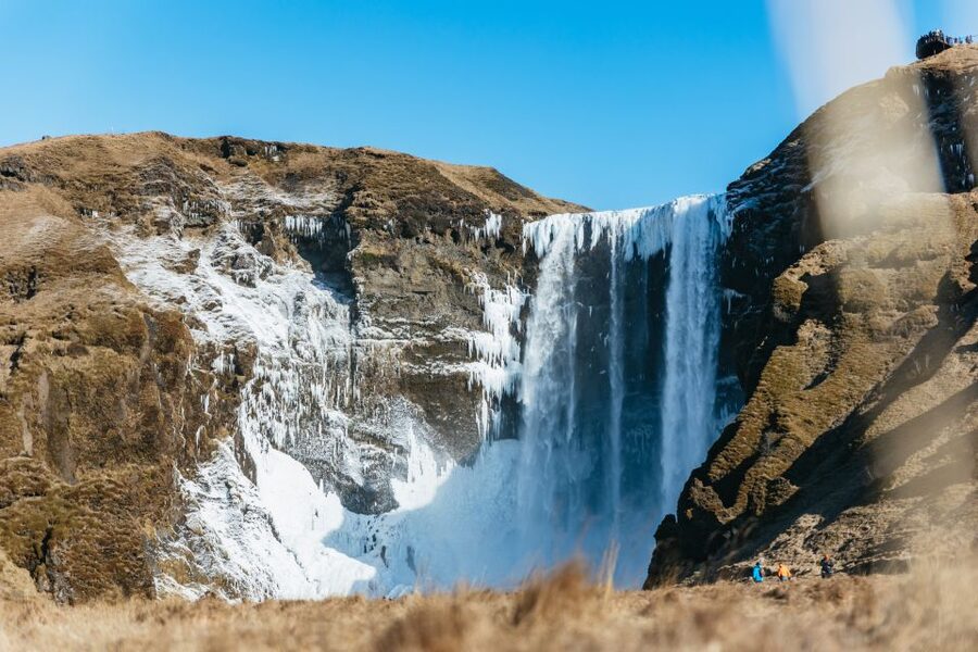 From Reykjavik: South Coast & Glacier Hike - Skógafoss and the 527-step viewpoint