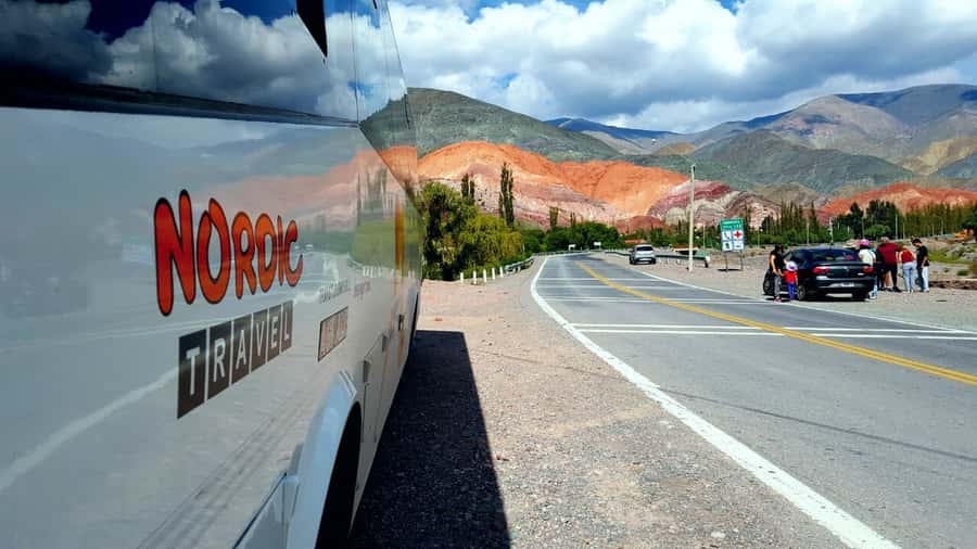 From Salta: Salinas Grandes, Purmamarca & Los Colorados Hike - The road is part of the experience