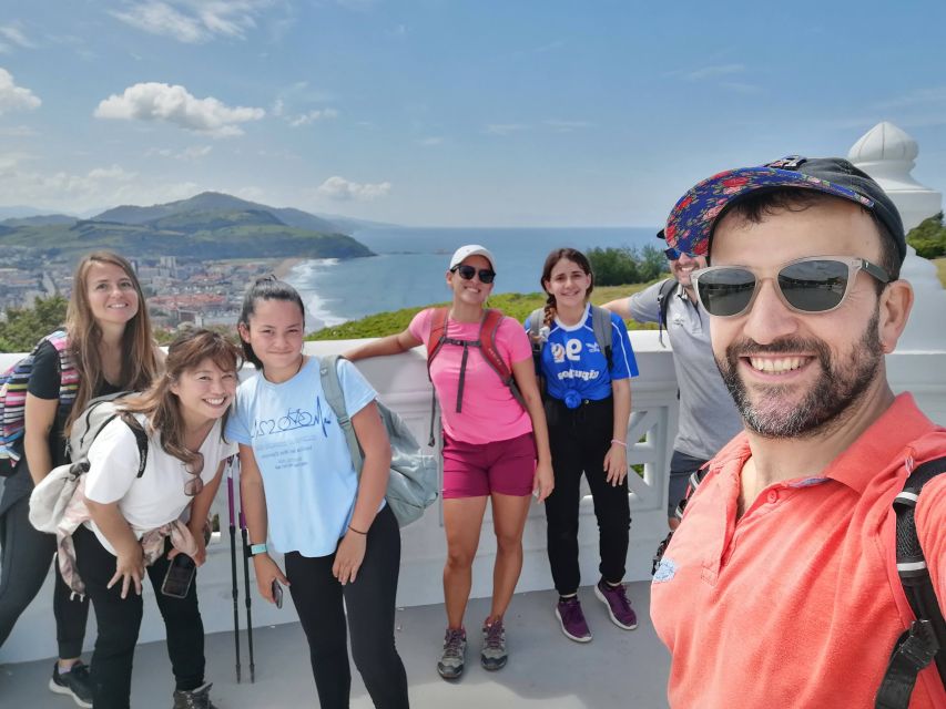 From San Sebastian: Guided Coastal Hike with Winery Tasting - From San Sebastián station to Zarautz by train