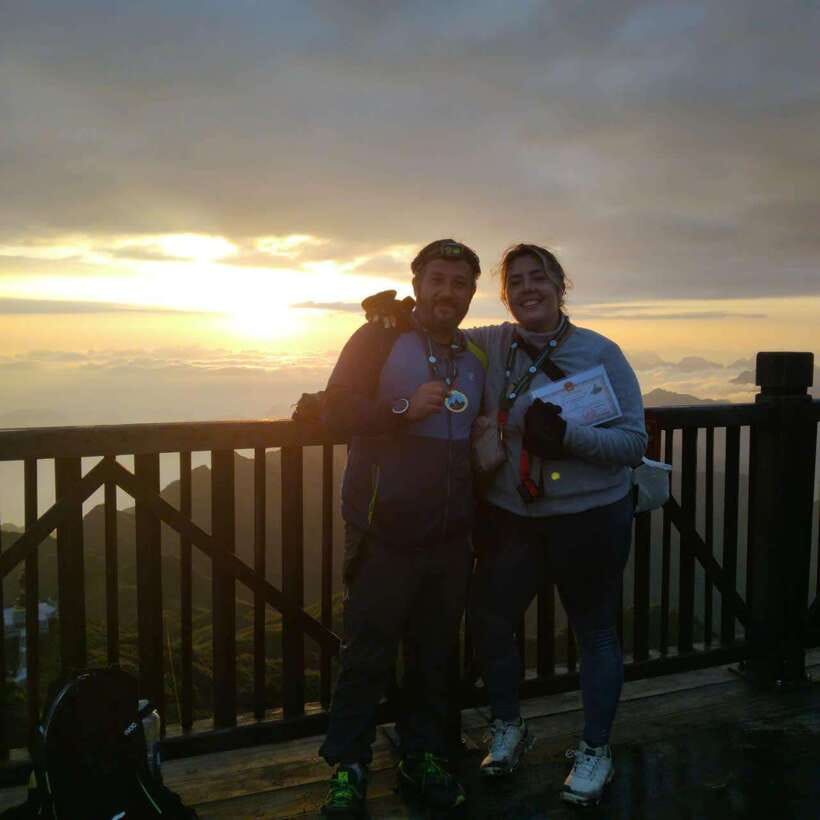 From Sapa: Fansipan hiking 1 Day trip - Most Recommended - The final climb to Fansipan at 3,143 meters