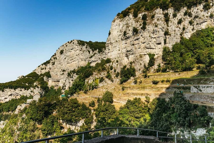 From Sorrento: Path of the Gods Guided Hike with Transfers - Leaving Sorrento for the mountains above Amalfi