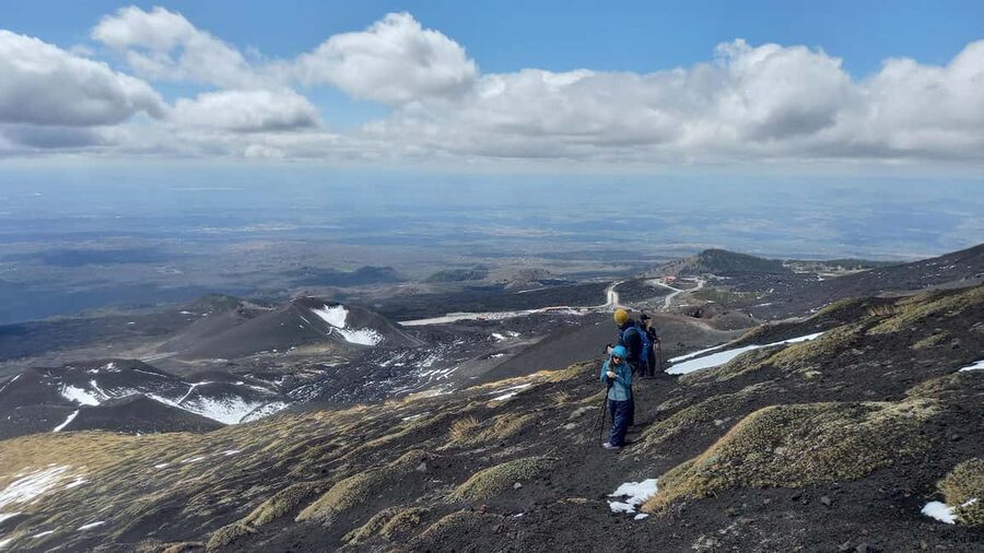 From Syracuse: Mount Etna Guided Morning Hike & Food Tasting - Entering Grotta dei Tre Livelli