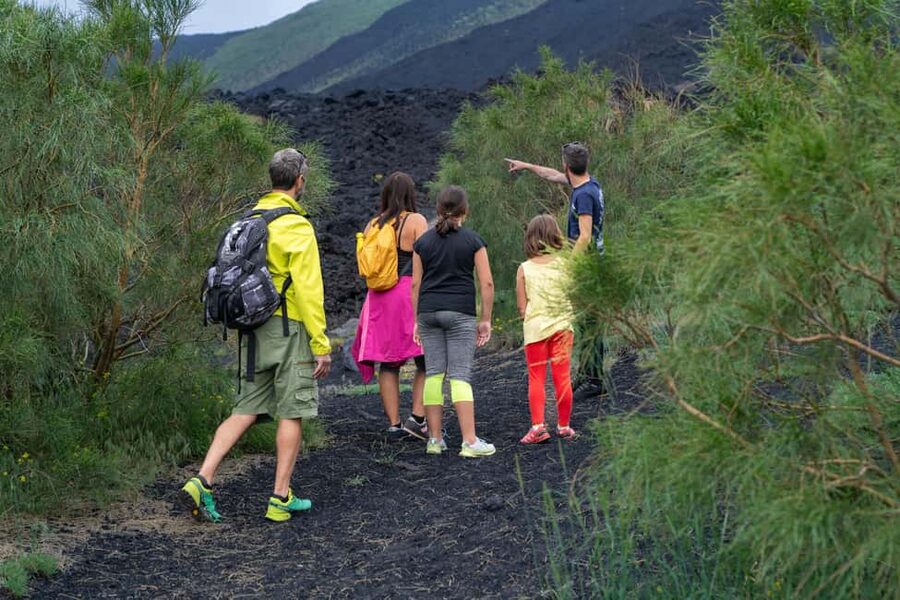 From Taormina: Etna Tour with Hiking, Cave Visit, & Tastings - The drive to Rifugio Sapienza