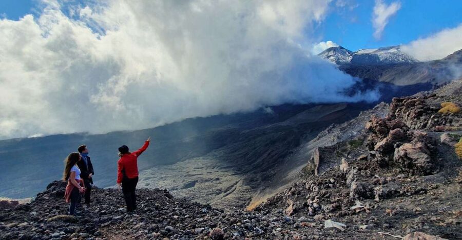 From Taormina or Catania: Private Full-Day Mount Etna Hike - A Sicilian picnic, with an important restriction