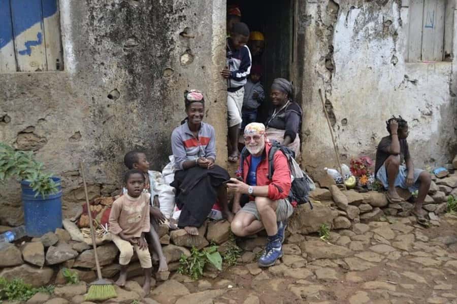 From Tarrafal: Verdant Valley Hike & Lunch With Locals - Walking downhill through Cape Verde’s mountain country