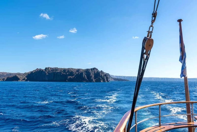 From Thera: Thirasia Cruise w/ Volcano Hike and Hot Springs - Nea Kameni is the day’s most unusual walk