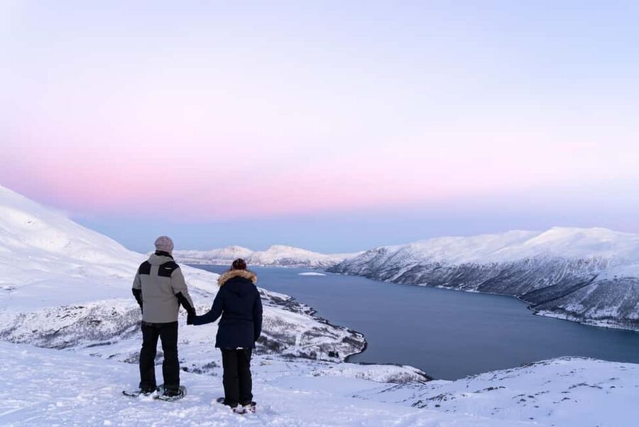 From Tromsø: Snowshoe Hike with Local Guides - The 30-minute ride to Kvaløya