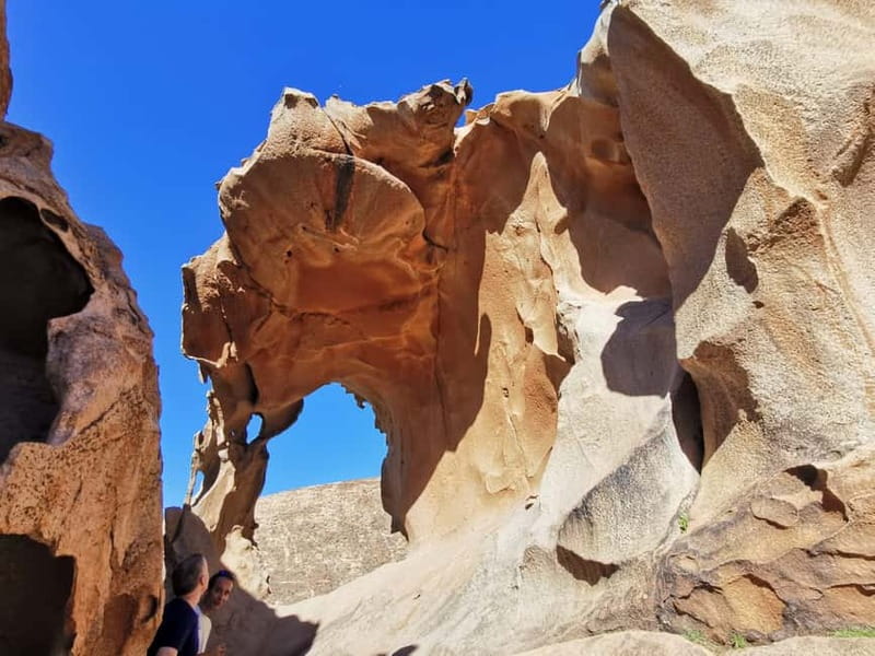 Fuerteventura: Ajuy Caves & hike to secret Las Penitas Arco - Reaching the secret window at El Arco