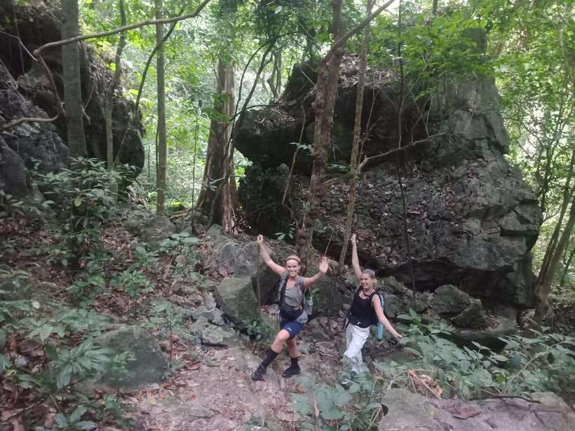 Full day hike - climbing in Jungle of Cat Ba National park - Starting in Cat Ba town and reaching the forest
