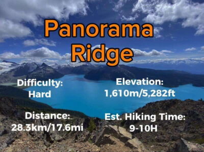 Garibaldi Park/ Panorama Ridge/ Hiking Day Trip