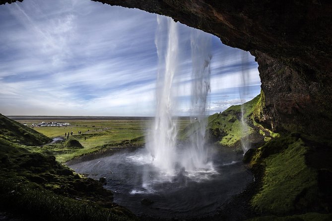 Glacier Hike and South Coast Small-Group Tour from Reykjavik - Seljalandsfoss: a waterfall with a rear view