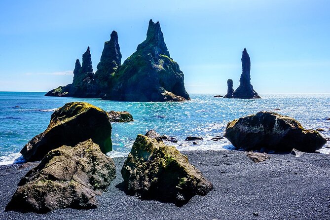 Glacier Hike, South Coast Waterfalls & Black Sand Beach - Key points at a glance