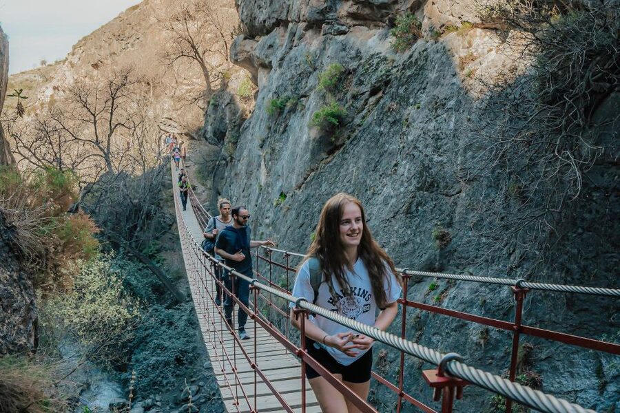 Granada: Los Cahorros Guided Afternoon Hiking Tour - Waterfalls and a cold-water break
