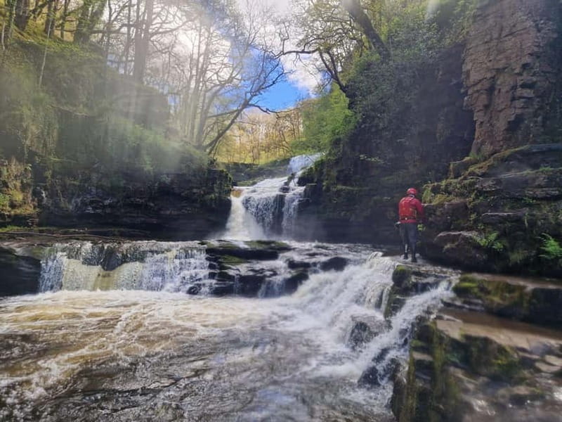 Guided Breacon Beacons 4 waterfalls in day hike from Cardiff - Sgwd Clun-Gwyn and Sgwd Isaf Clun-Gwyn