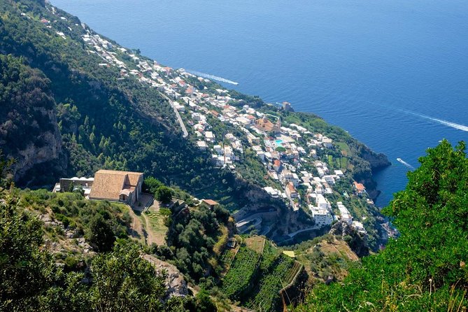 Guided Day Hike on the Path of the Gods with Sorrento Transfer - Walking high above the Amalfi Coast