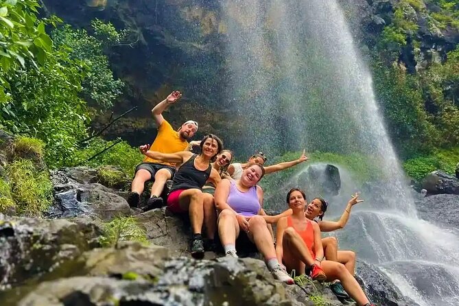 Half Day Hike to Seven Waterfalls in Mauritius - The second waterfall and wider views