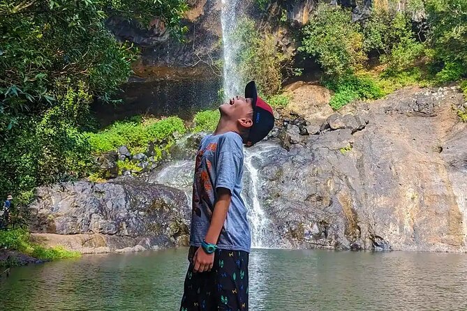 Half Day Hike to Seven Waterfalls in Mauritius - The third waterfall and the best photo breaks