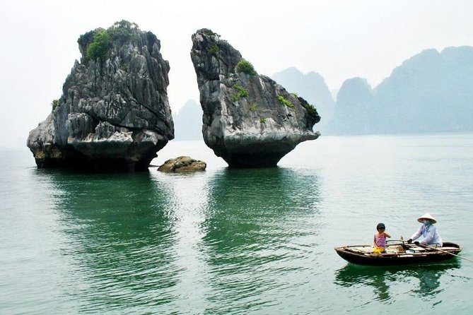 Halong Bay Full Day with Kayaking, Hiking viewpoint, Cave - Deluxe To Luxury - Titop Island, swimming, and the 420-step viewpoint