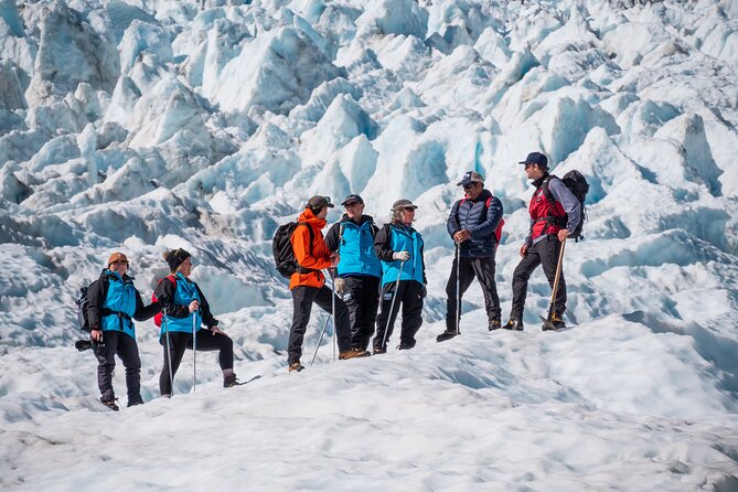 Heli Hike Fox Glacier - Caves, crevasses, and ice stairs
