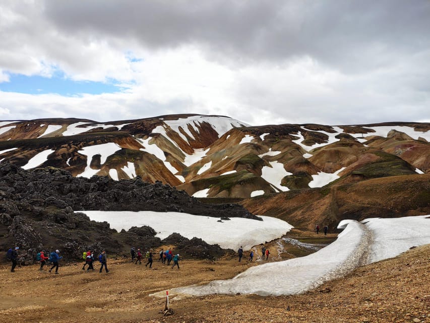 Highlands Hiking: Small Group Landmannalaugar & Hot Springs - The easy hike through lava and colored mountains