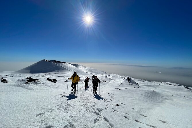 Hike near the summit craters up to the maximum safe altitude currently foreseen - Starting at 1,900 meters on Mount Etna
