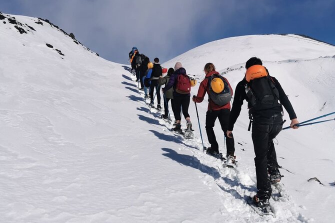 Hike near the summit craters up to the maximum safe altitude currently foreseen - What the descent adds to the day