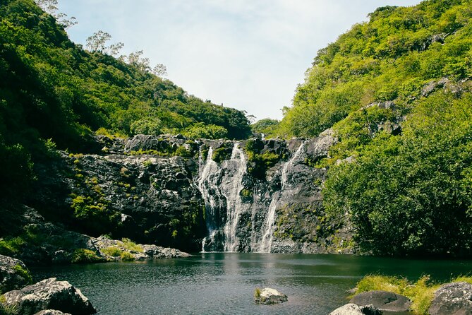 Hiking Sept Cascades (Tamarind Falls) - Half Day - Forest tracks and dark volcanic rock