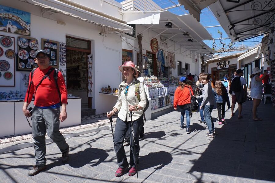 Hiking Tour Exploring Lindos - Lindos village and the one-hour pause