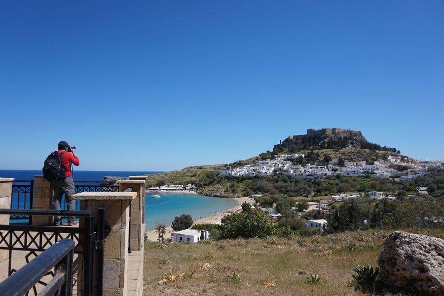 Hiking Tour Exploring Lindos - The return route and the little church