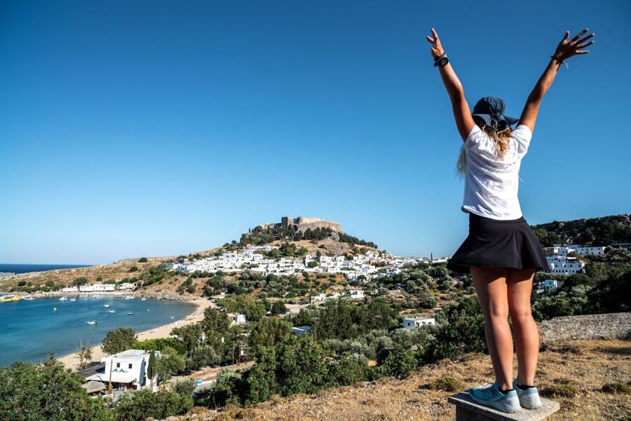 Hiking Tour Exploring Lindos - Pine trees, Marmari, and an agricultural cave