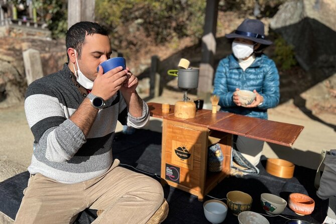 Hiroshima Local guided Hiking Tour&Open-air Tea Ceremony - Forest bathing and a pause for the senses